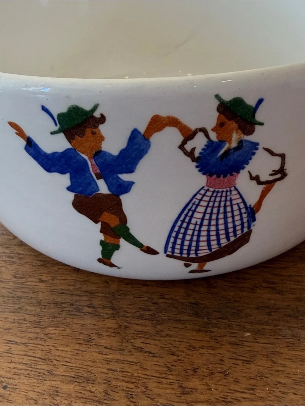 S. B. ALPINE Ironstone Dancer Casserole Bowl